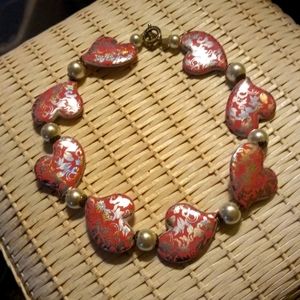 Jewelry lot A-3 Heart necklace